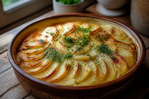 Tortino di patate e cipolla alla birra